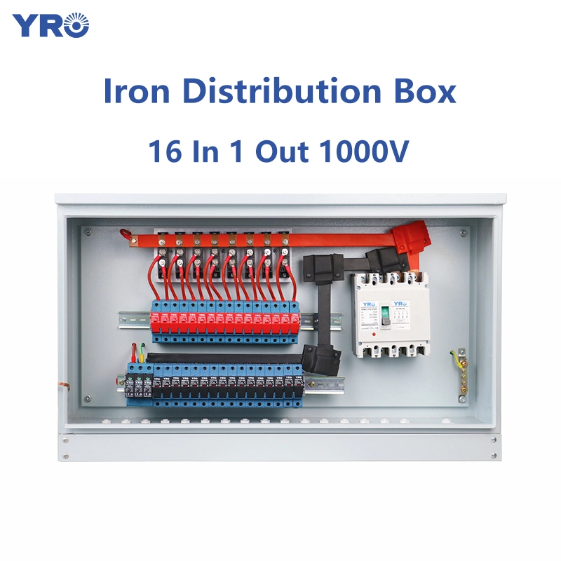 16 in 1 Out 1000V DC Iron Distribution Box