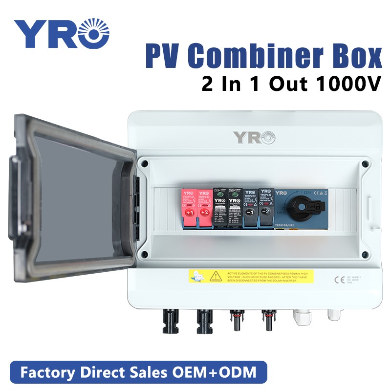 2 in 1 su 1000 V CC con interruttore di disconnessione
