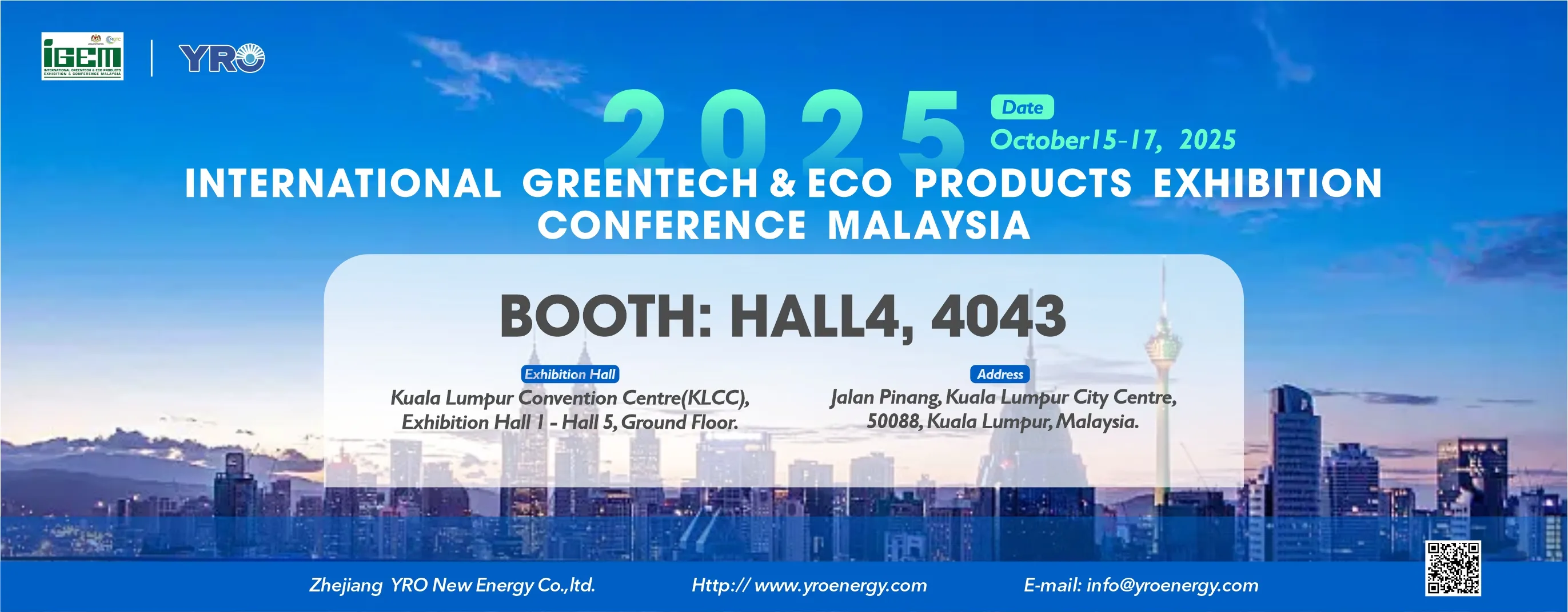 Incontrarsi alla mostra in Malesia il 15 ottobre