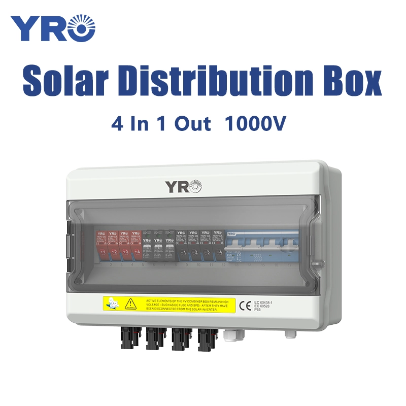 Box di distribuzione solare da 4 in 1 su 1000 V DC