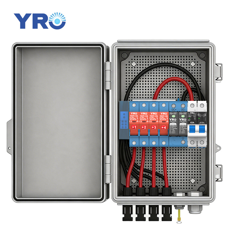 Scatola di distribuzione ABS 4 ingressi 1 uscita 500 V CC