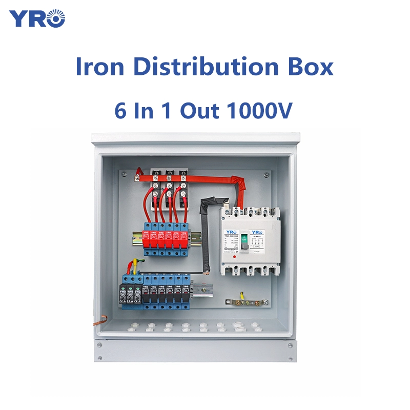 6 in 1 Out 1000 V CC di distribuzione del ferro DC