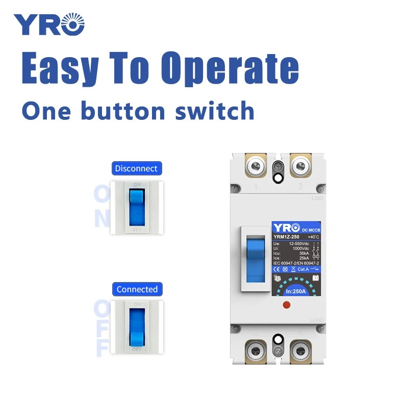 2p 125 250a 550v Dc Mccb